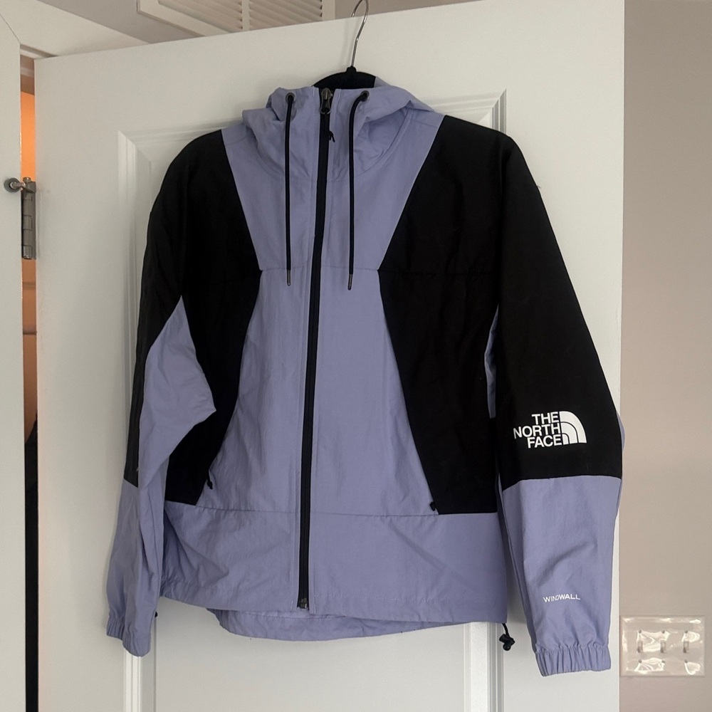 The North Face Black and Lavender Windbreaker